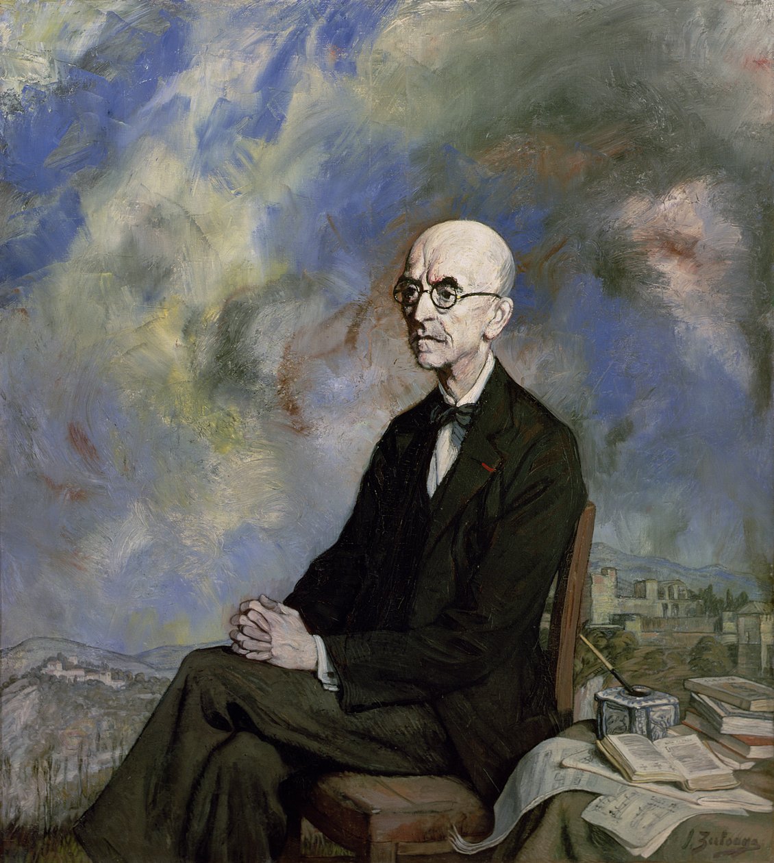 Portret Manuela de Falli (1876-1946) 1932 autorstwa Ignacio Zuloaga y Zabaleta