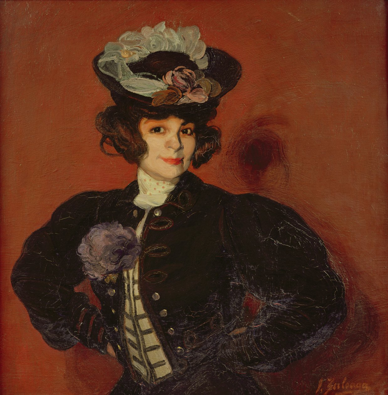 Portret kobiety autorstwa Ignacio Zuloaga y Zabaleta