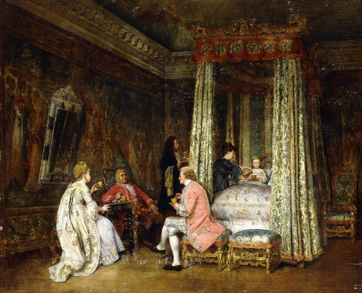 W komnacie księcia, 1872 autorstwa Ignacio Leon y Escosura