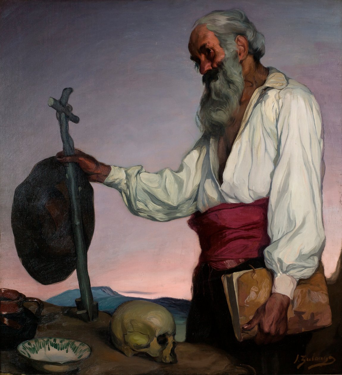 Pustelnik autorstwa Ignacio Zuloaga
