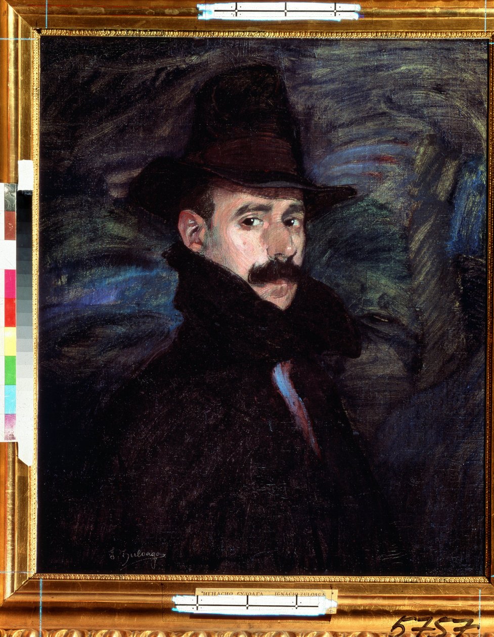Autoportret. Obraz Ignacio Zuloaga y Zabaleto (1870-1945). Olej na płótnie, 76 x 65 cm. Sztuka hiszpańska. Muzeum Sztuk Pięknych im. Puszkina w Moskwie. autorstwa Ignacio Zuloaga y Zabaleta