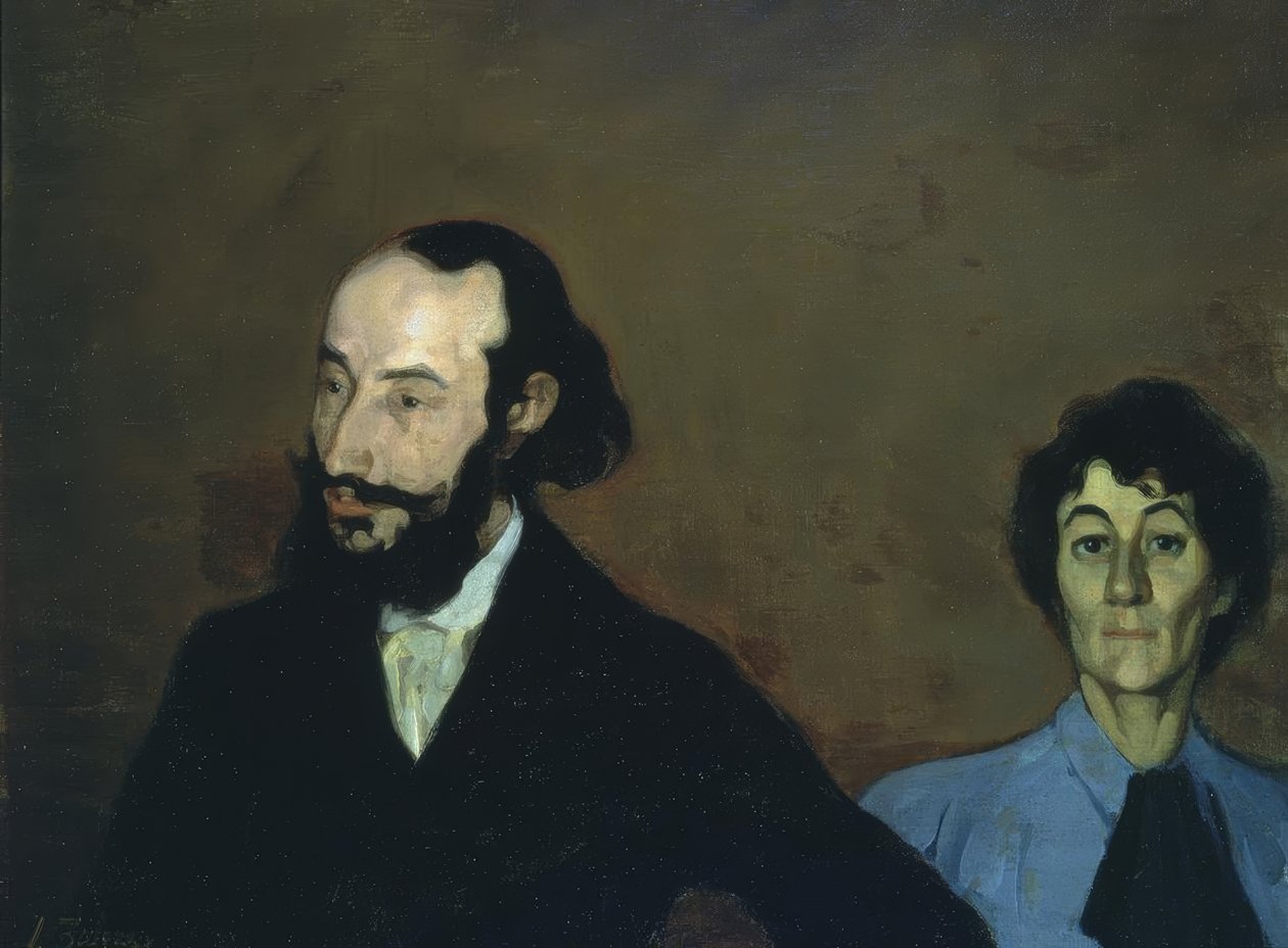 Charles Morice i jego żona”, 1889, olej na płótnie, 70 × 90 cm autorstwa Ignacio Zuloaga y Zabaleta