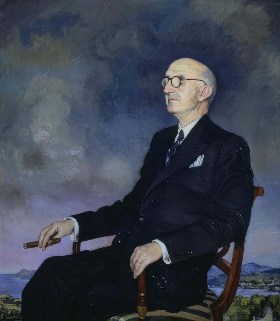 JUAN MARZEC. Artysta: IGNACIO ZULOAGA. Lokalizacja: KOLEKCJA PRYWATNA, MADRYT, HISZPANIA autorstwa Ignacio Zuloaga y Zabaleta