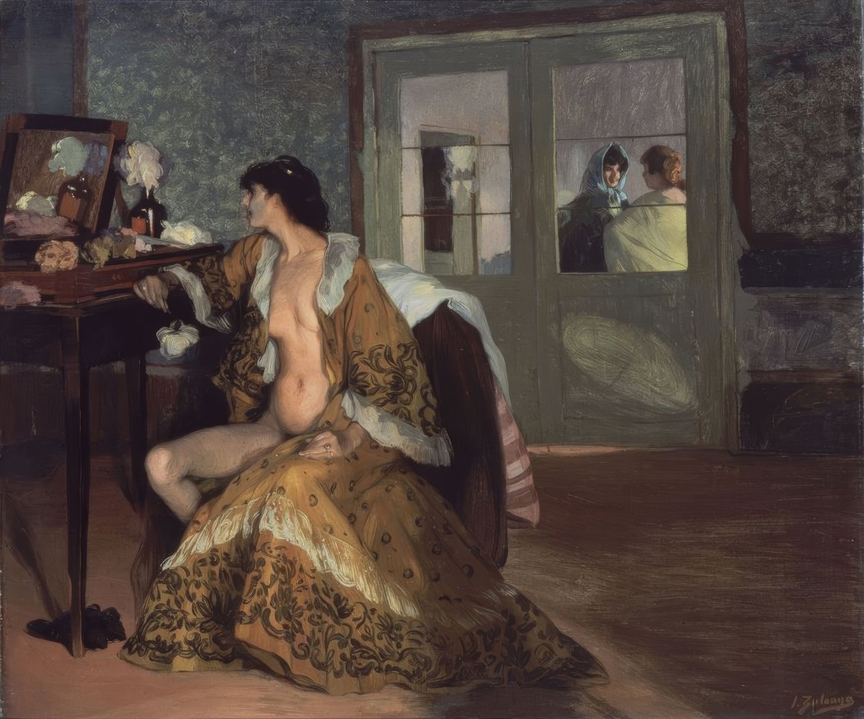 Swat”, 1906, olej na płótnie, 151 × 180 cm, DO00001 autorstwa Ignacio Zuloaga y Zabaleta