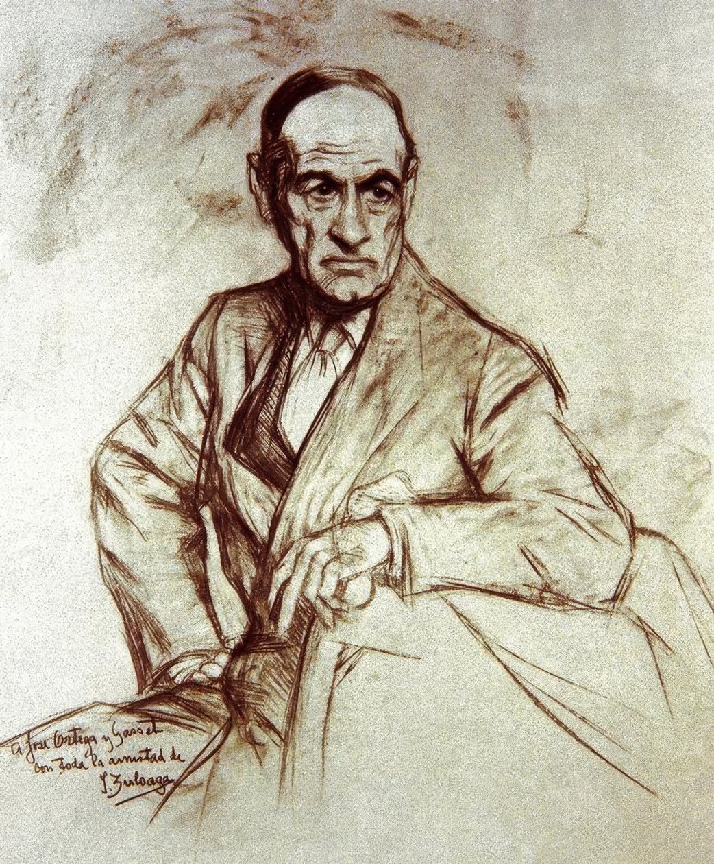 ORTEGA Y GASSET JOSE (1883–1955) – HISZPAŃSKI FILOZOF I eseista XX wieku autorstwa Ignacio Zuloaga y Zabaleta