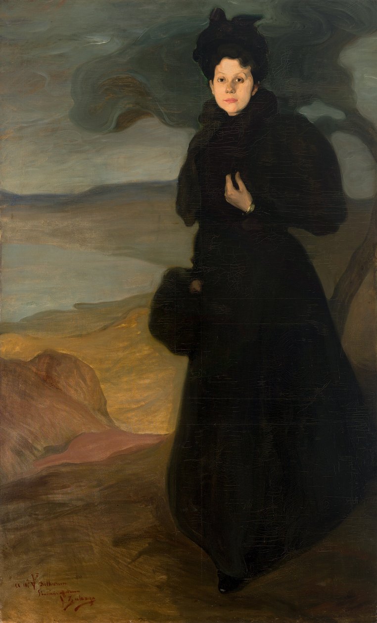 Portret Mademoiselle Valentine Dethomas, ok. 1930 r. 1895. autorstwa Ignacio Zuloaga y Zabaleta