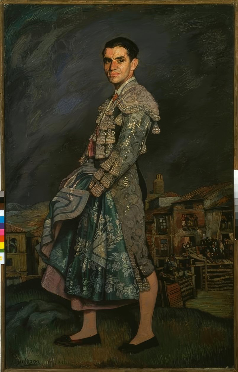 Portret Juana Belmonte autorstwa Ignacio Zuloaga y Zabaleta