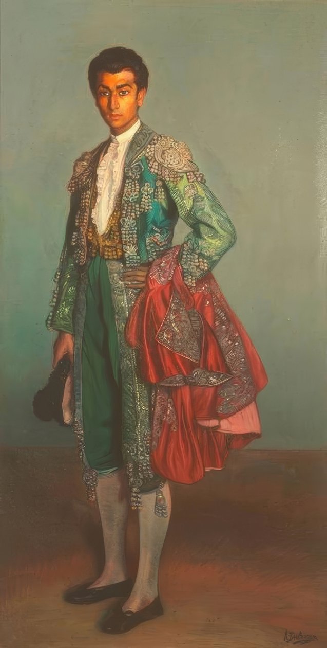 Portret torreadora Rafaela Albaicina autorstwa Ignacio Zuloaga y Zabaleta