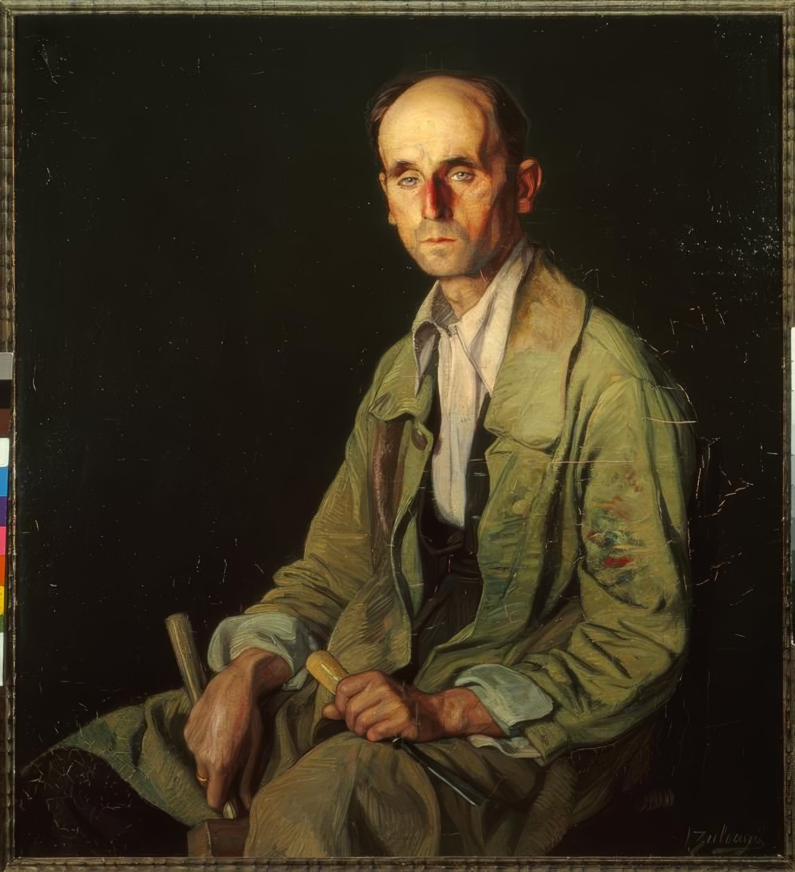 Portret rzeźbiarza Beobide autorstwa Ignacio Zuloaga y Zabaleta