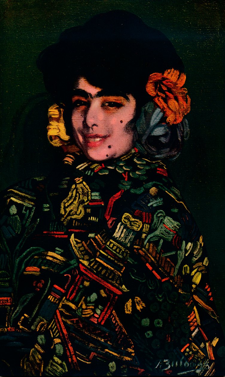 Hiszpanka, 1907, 1932 autorstwa Ignacio Zuloaga y Zabaleta