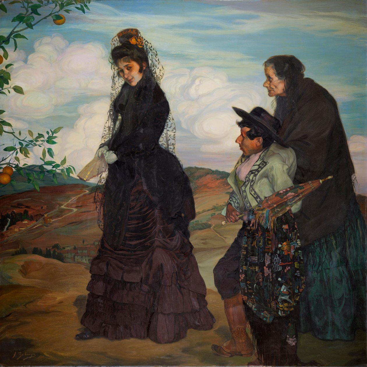 Cygan (La gitana) autorstwa Ignacio Zuloaga y Zabaleta