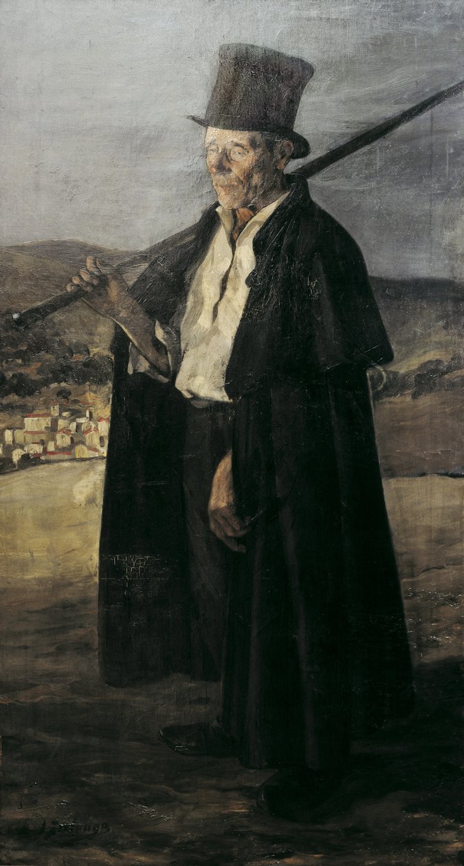 Krasnolud Don Pedro autorstwa Ignacio Zuloaga y Zabaleta