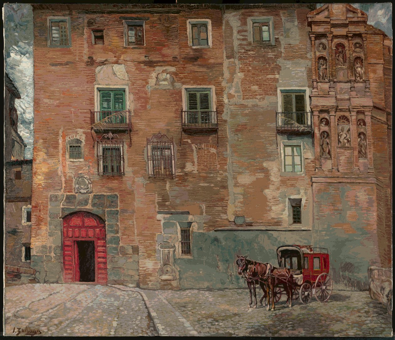 Dom Biskupa Tarazona, początek lat 30. XX wieku. autorstwa Ignacio Zuloaga y Zabaleto