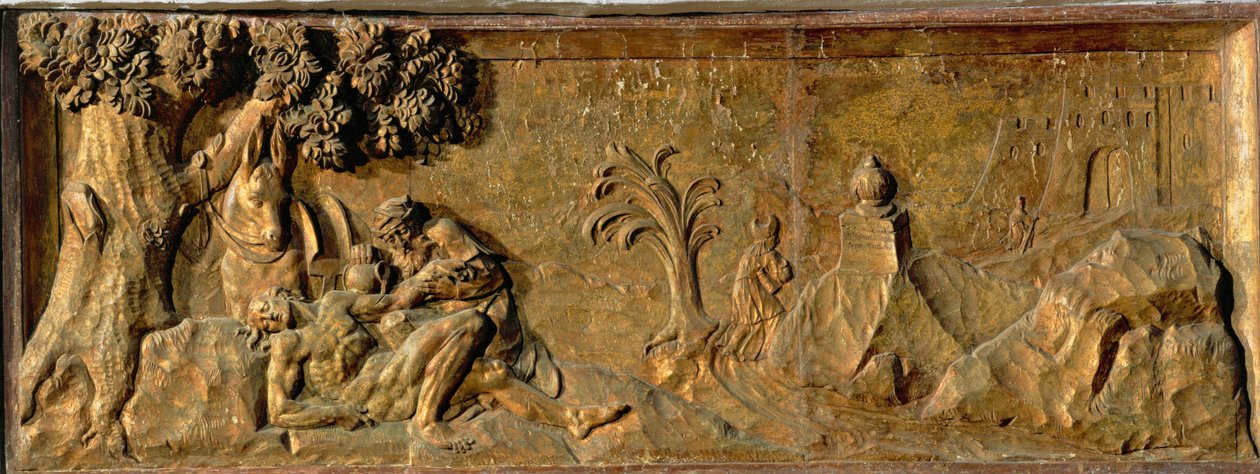 Dobry Samarytanin autorstwa Ignaz (1725-75) Gunther