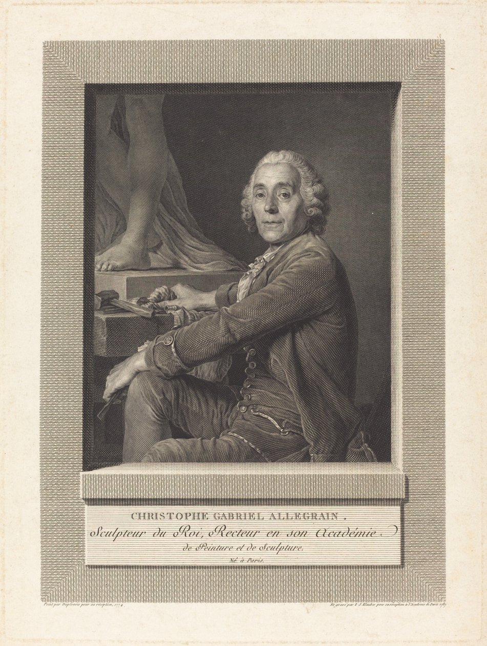 Christophe Gabriela Allegraina autorstwa Ignaz Sebastian Klauber after Joseph Siffred Duplessis
