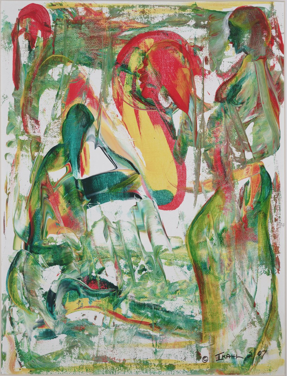 Earth Crisis, 2007 (akryl na płycie bezkwasowej) autorstwa Ikahl Beckford