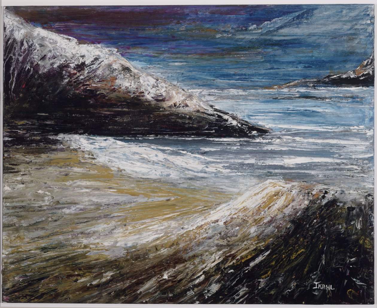 Tranquil, 2005 (olej na desce bezkwasowej) autorstwa Ikahl Beckford