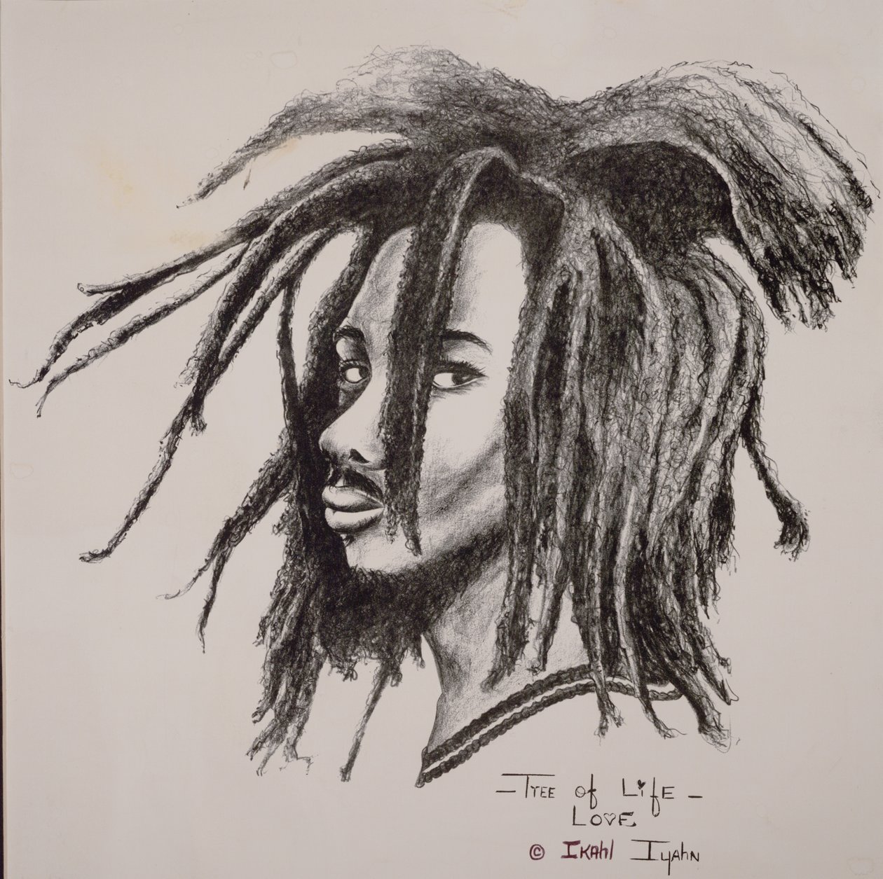 Drzewo życia, 1988 (media prisma color pencil) autorstwa Ikahl Beckford
