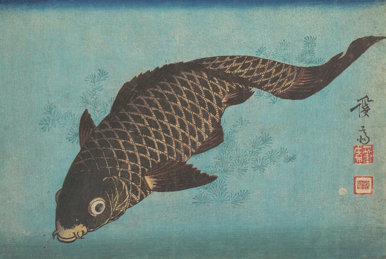Ktoś, dlaczego? 1842. autorstwa Ikeda Eisen