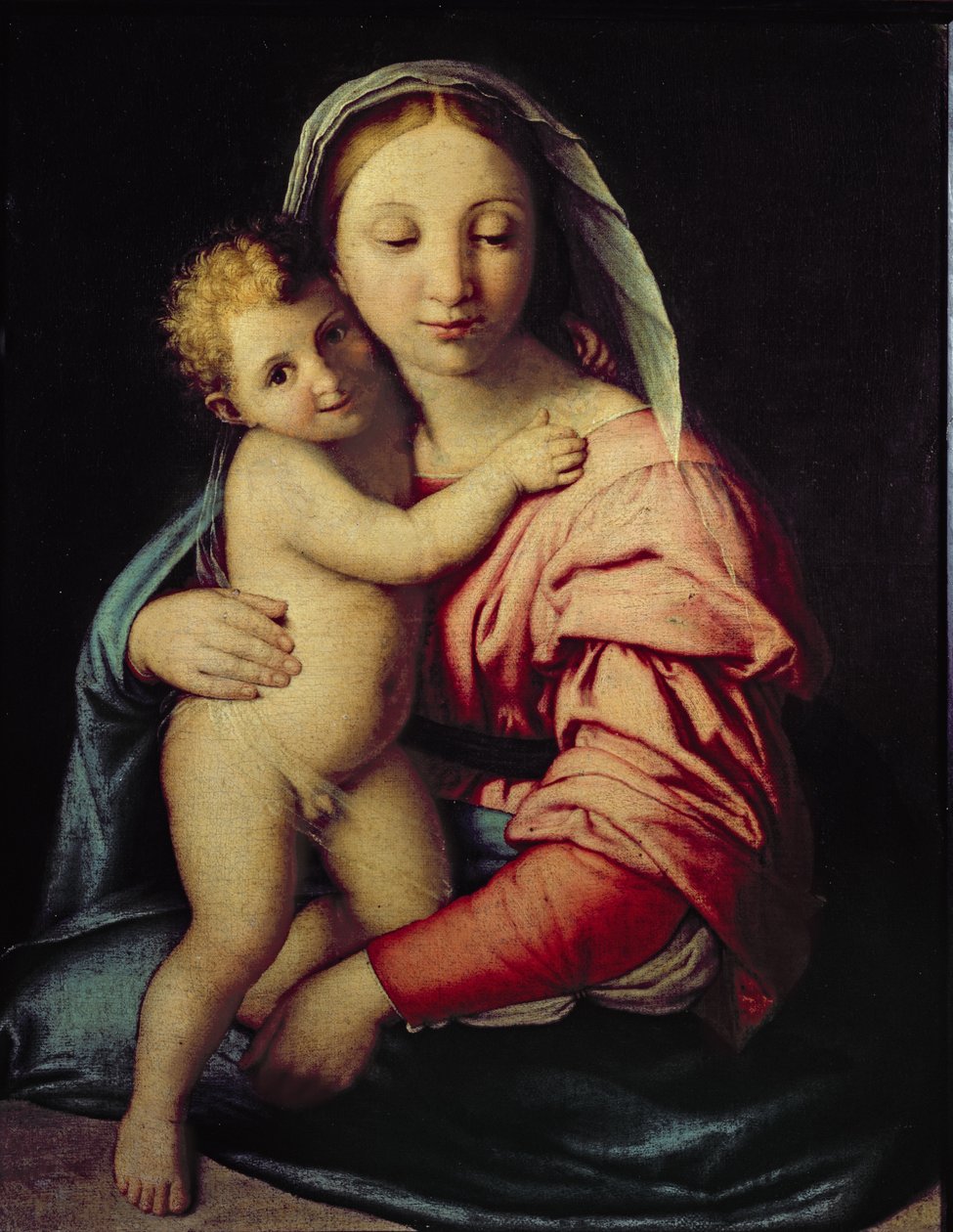 Madonna z Dzieciątkiem autorstwa Il Sassoferrato