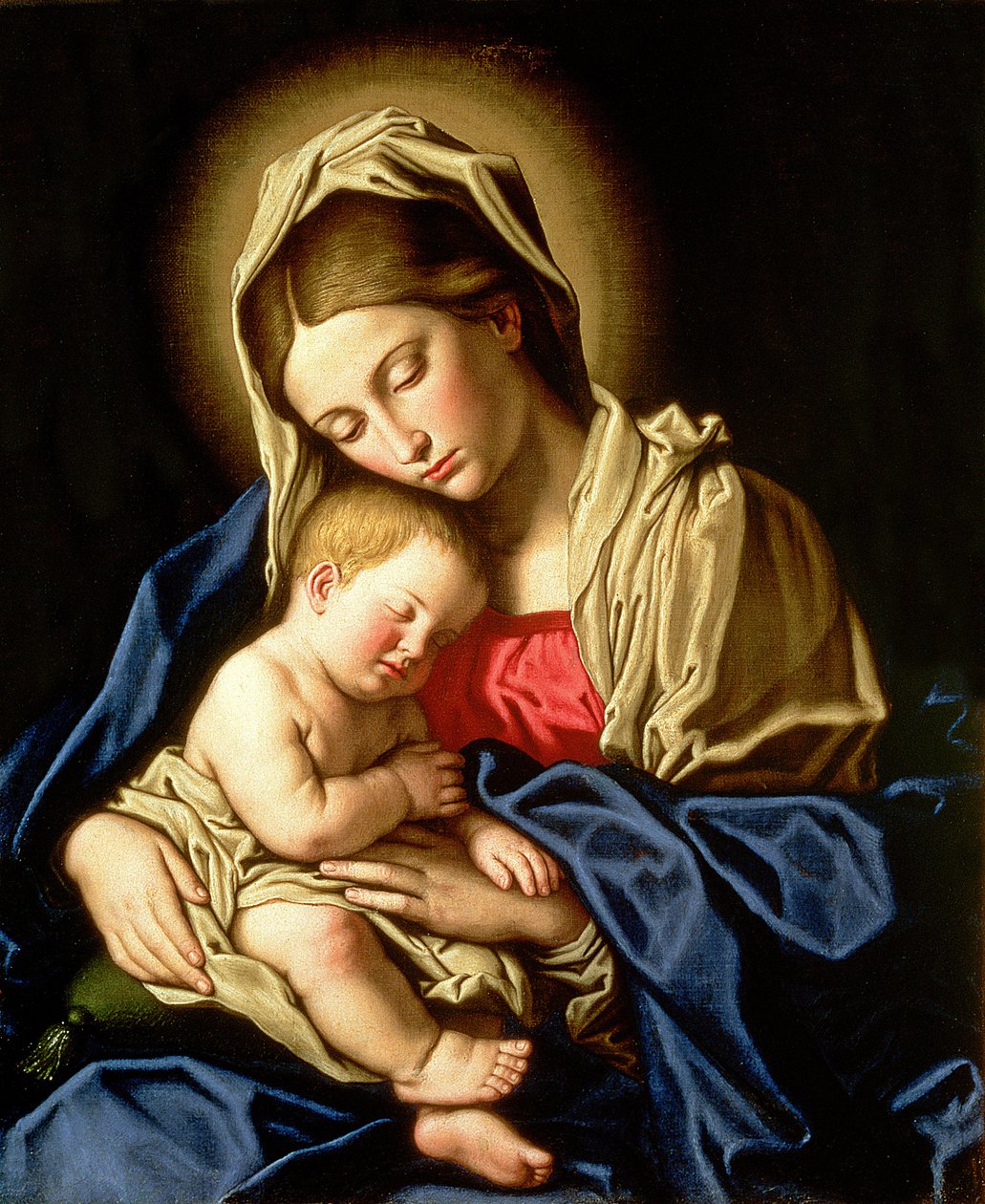 Madonna z Dzieciątkiem autorstwa Il Sassoferrato