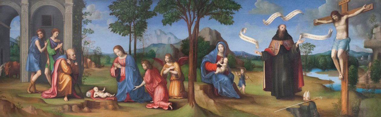 Wizja św. Augustyna autorstwa Il (1450-1517) Francia