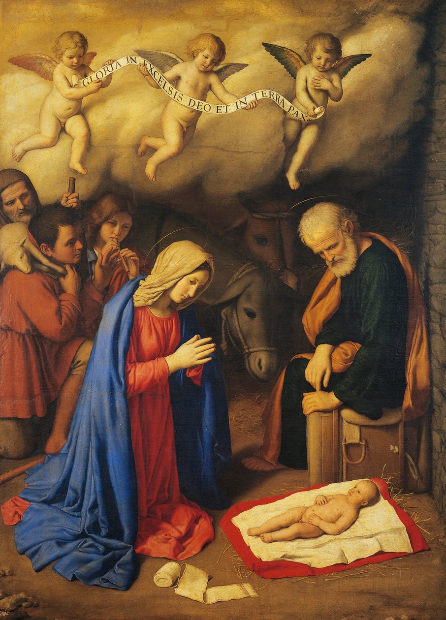 Puolan paimenten palvonta autorstwa Il (1609 85) Sassoferrato