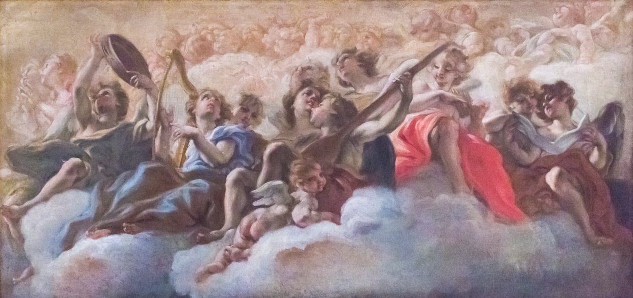 Concerto de angelpolish autorstwa Il (1639 1709) Baciccio