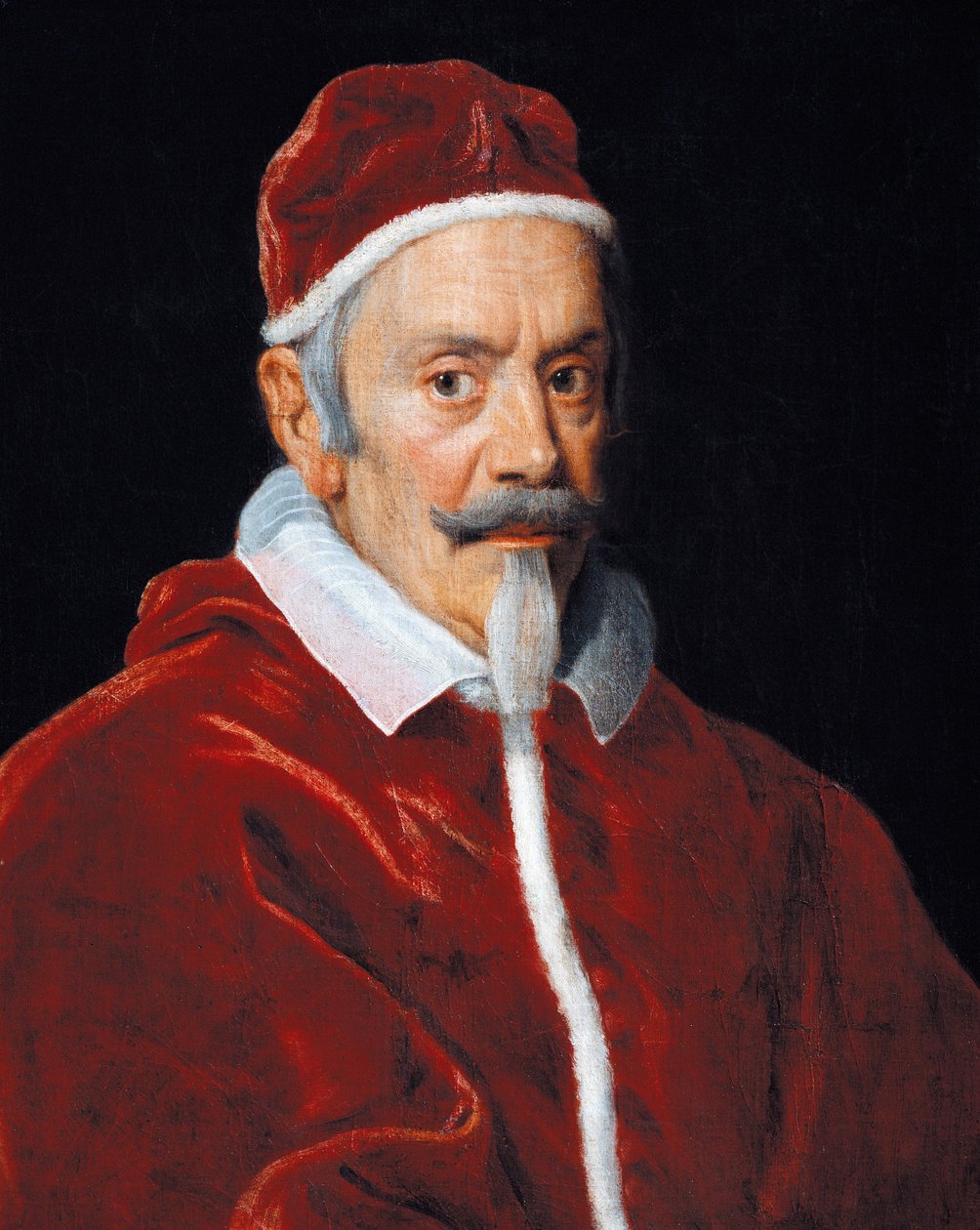 Portret papieża Klemensa X (olej na płótnie) autorstwa Il  Baciccio