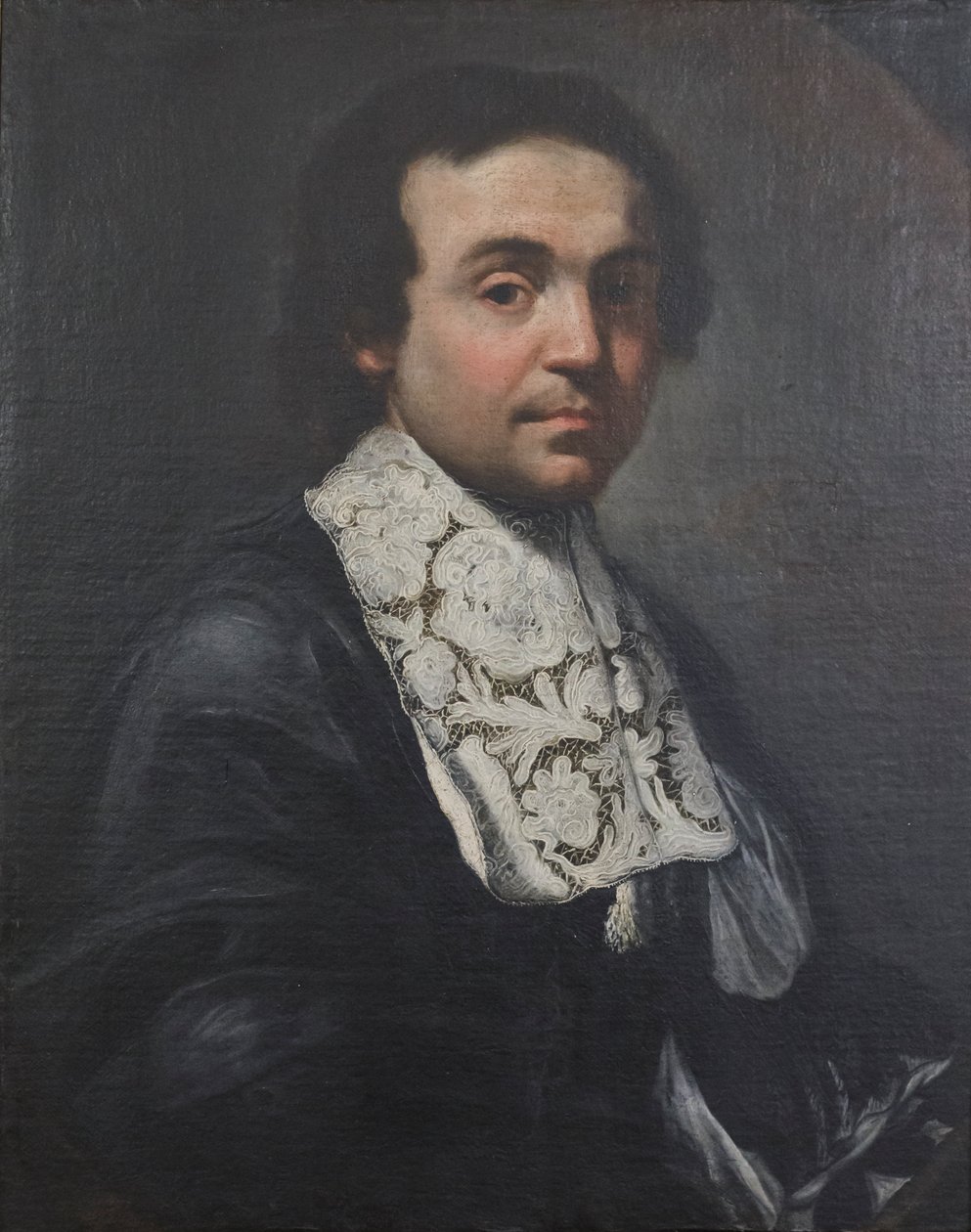 Portret mężczyzny, ok. 1670 (olej na płótnie) autorstwa Il (1639 1709) Baciccio