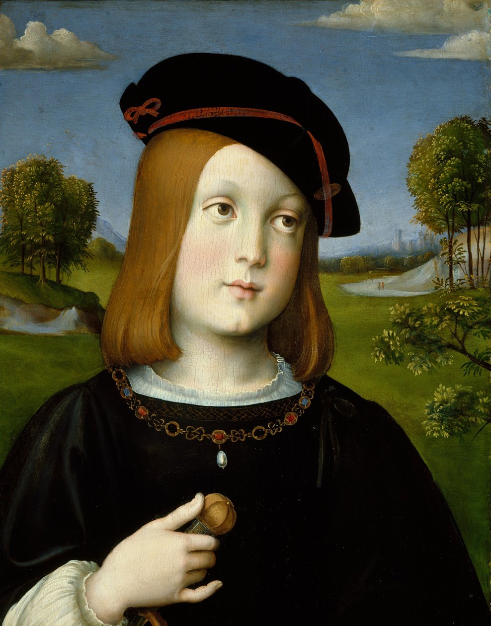 Federigo Gonzaga, 1510 (tempera na drewnie) autorstwa Il Francia