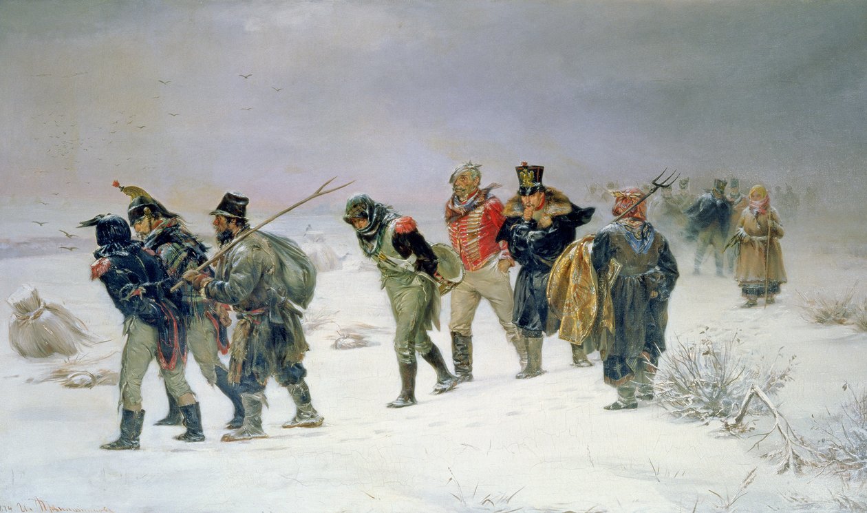 W roku 1812, 1874 autorstwa Illarion Mikhailovich Pryanishnikov