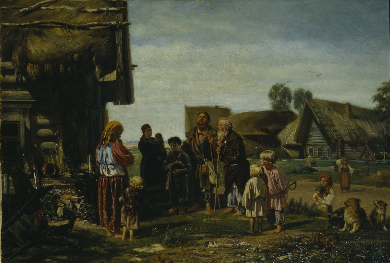 Pielgrzymi, 1870 autorstwa Illarion Mikhailovich Pryanishnikov