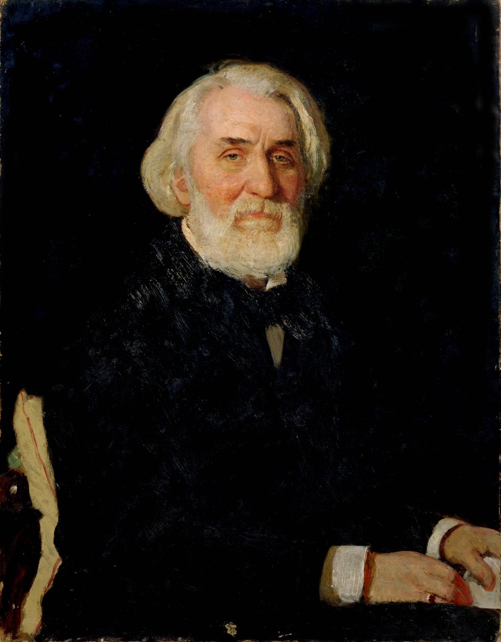 Portret Iwana S. Turgieniewa (1818-83), 1879 autorstwa Ilya Efimovich Repin