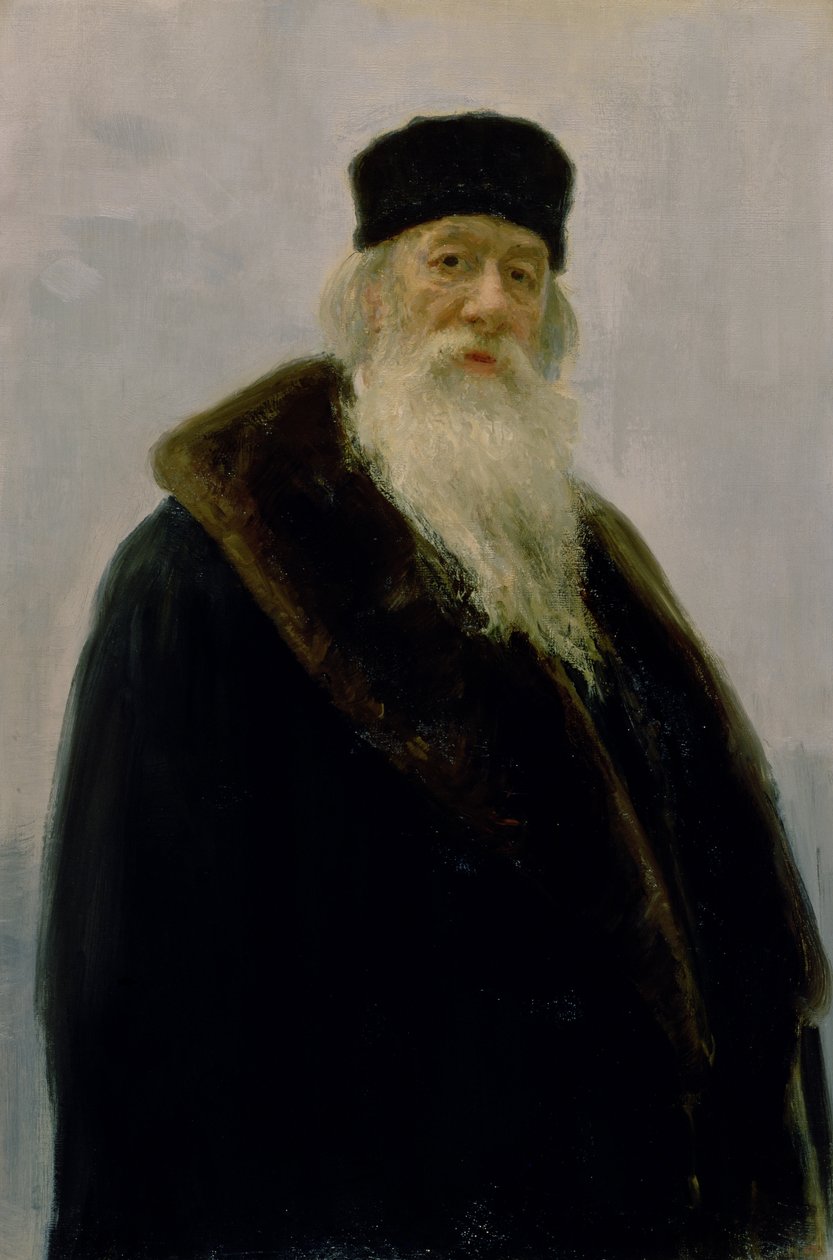 Portret Władimira Wasiljewicza Stasowa (1824-1906) 1900 autorstwa Ilya Efimovich Repin