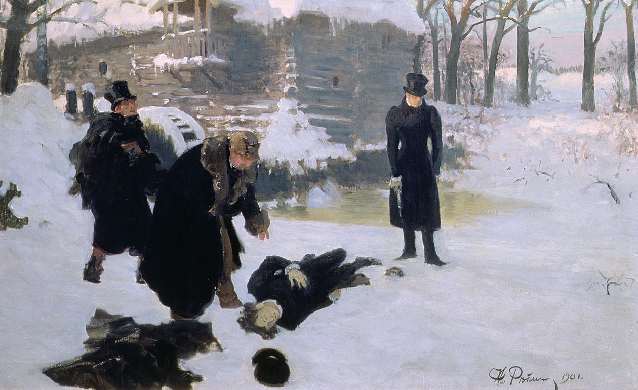 Pojedynek, 1901 autorstwa Ilya Efimovich Repin