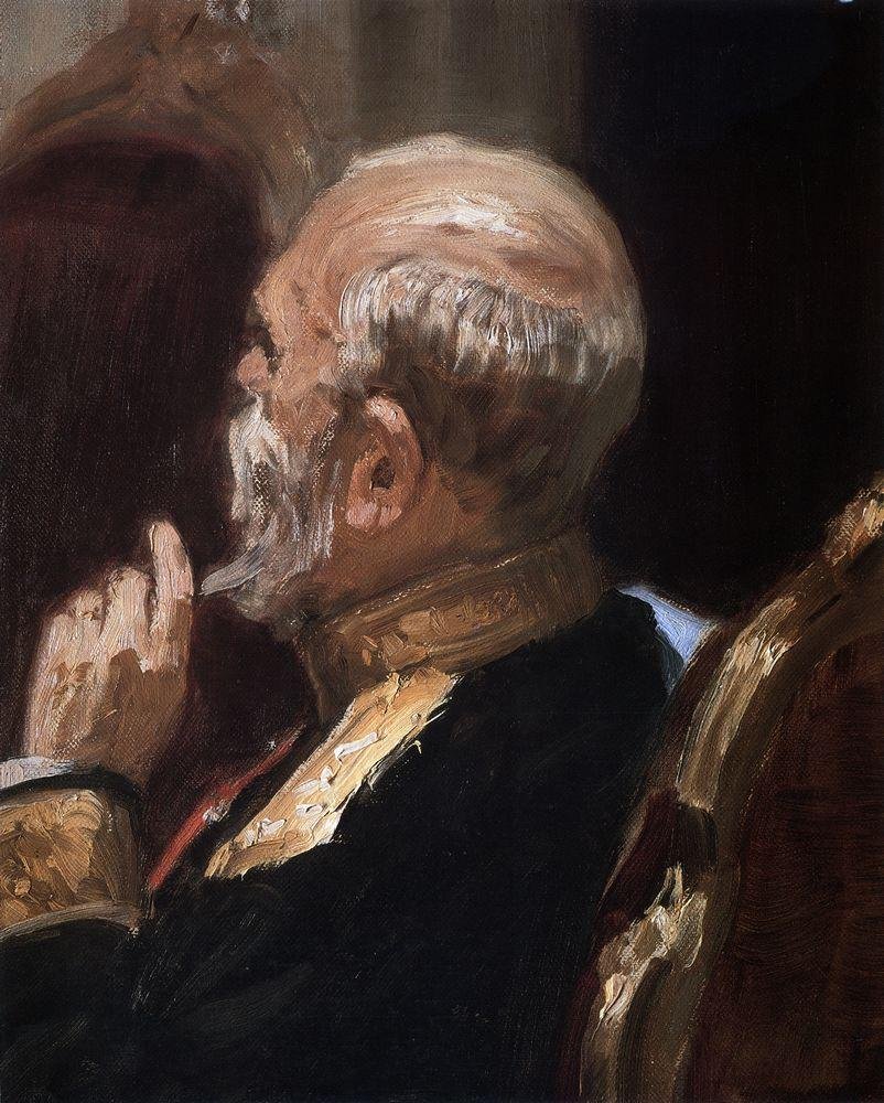 Obruchev autorstwa Ilya Efimovich Repin