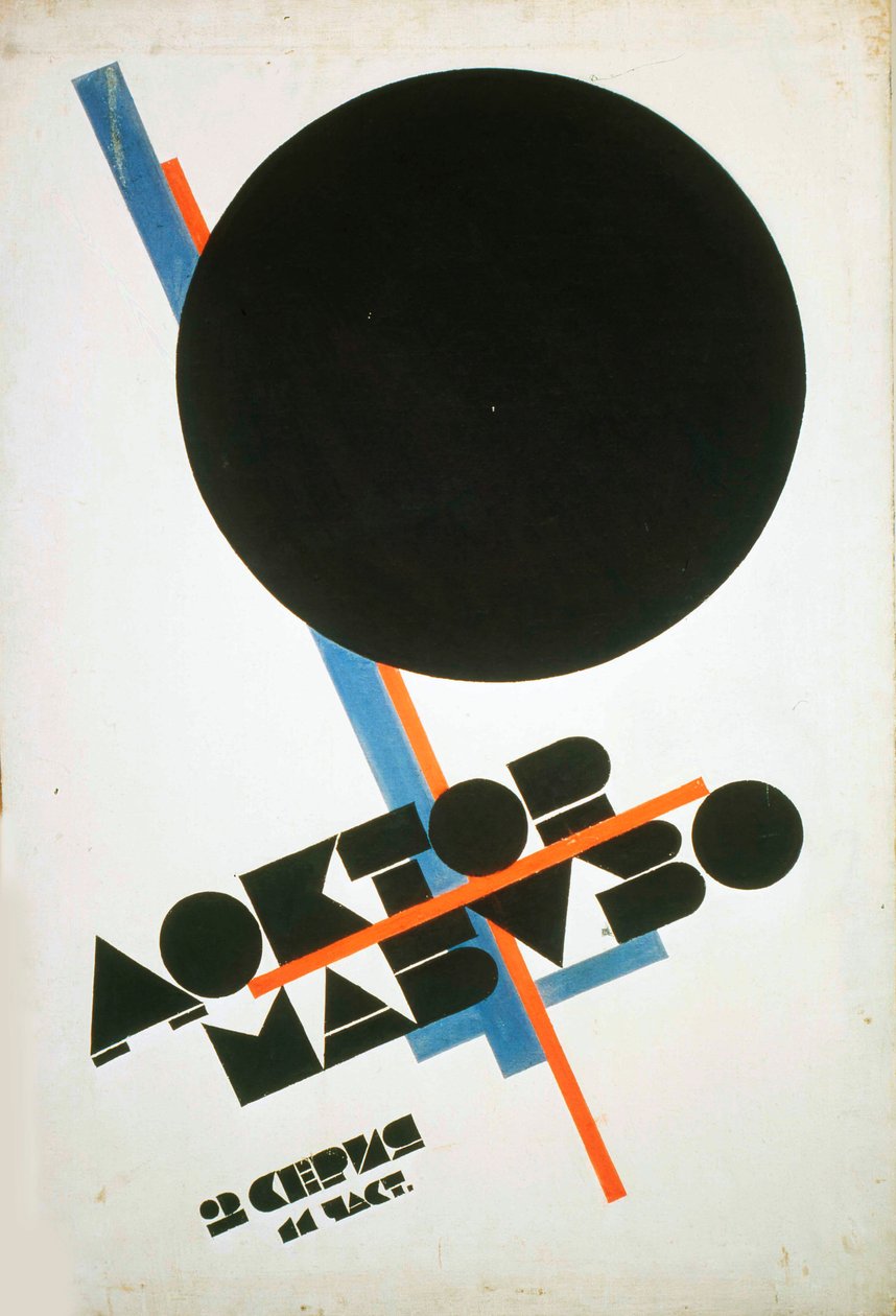 Plakat do filmu „Doktor Mabuso”, 1922 autorstwa Il