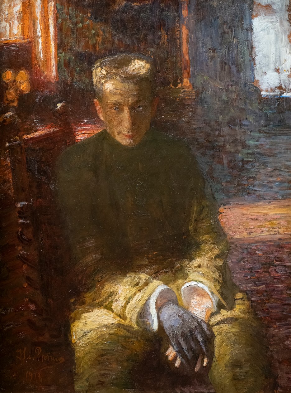 ALEXANDRE KERENSKY Z CZARNĄ RĘKAWICĄ autorstwa Ilya Efimovich Repin
