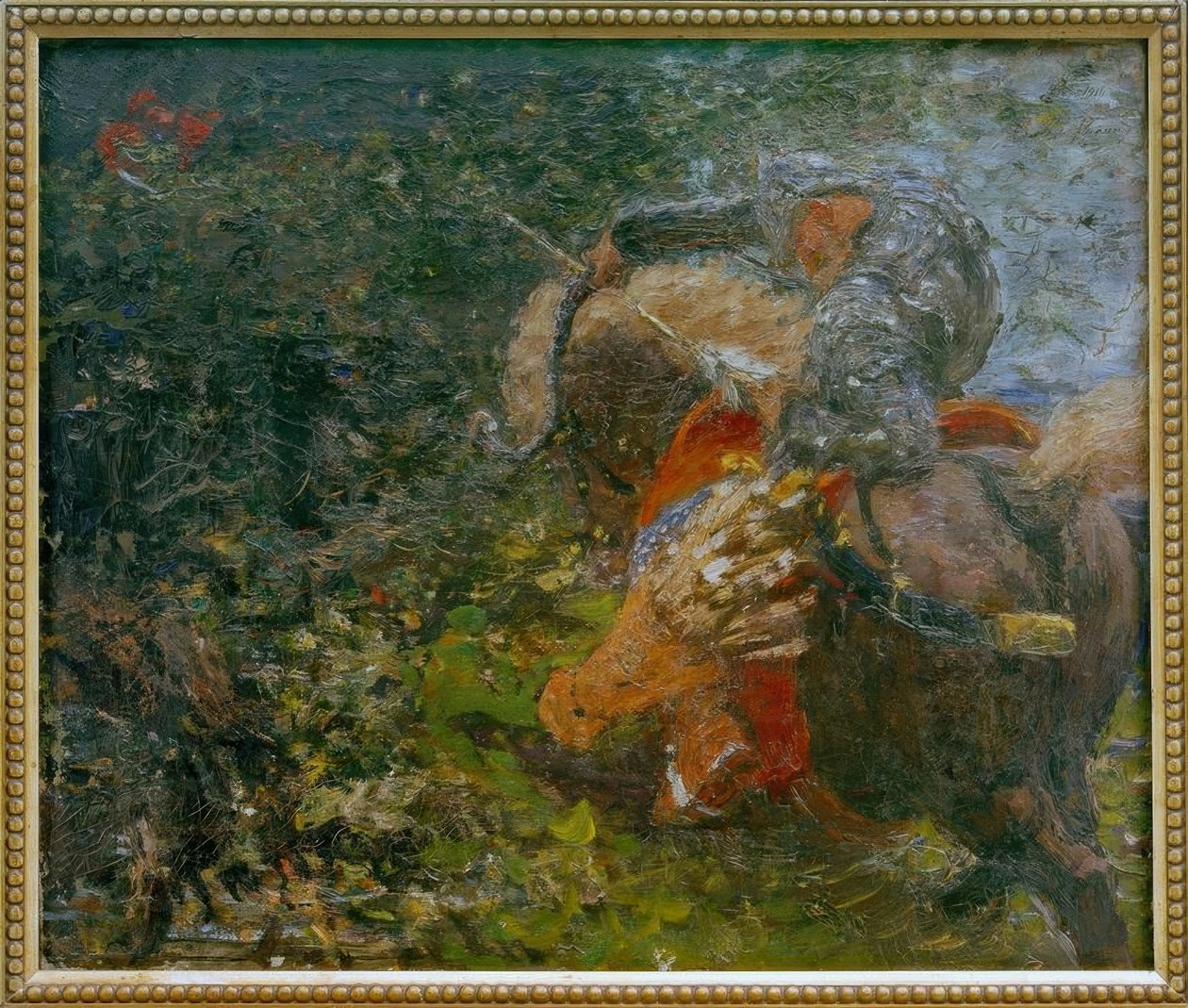 Rycerz Ilja Muromec i rozbójnik Sołowej autorstwa Ilya Efimovich Repin