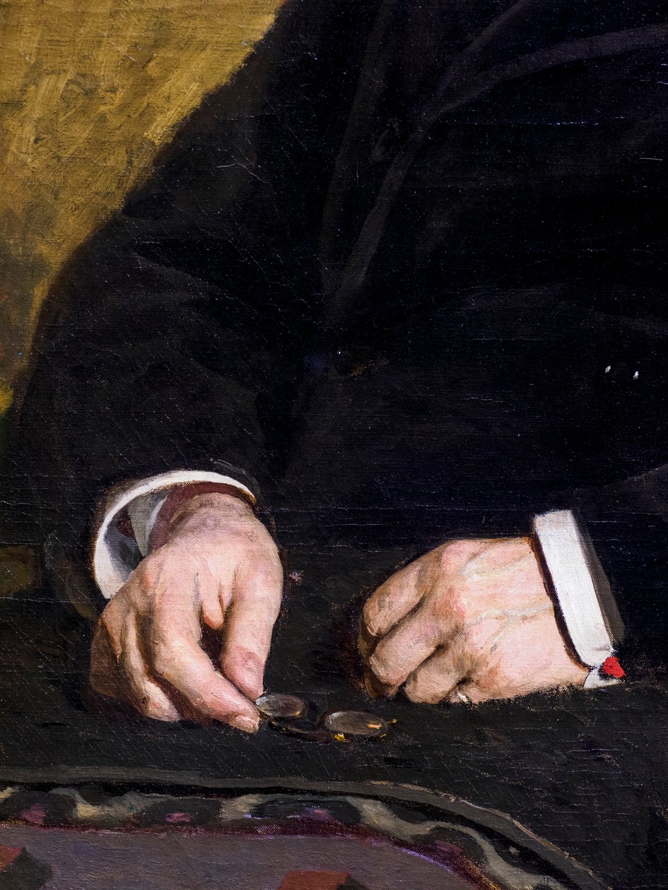 IWAN TURGIENIEW (szczegół) autorstwa Ilya Efimovich Repin
