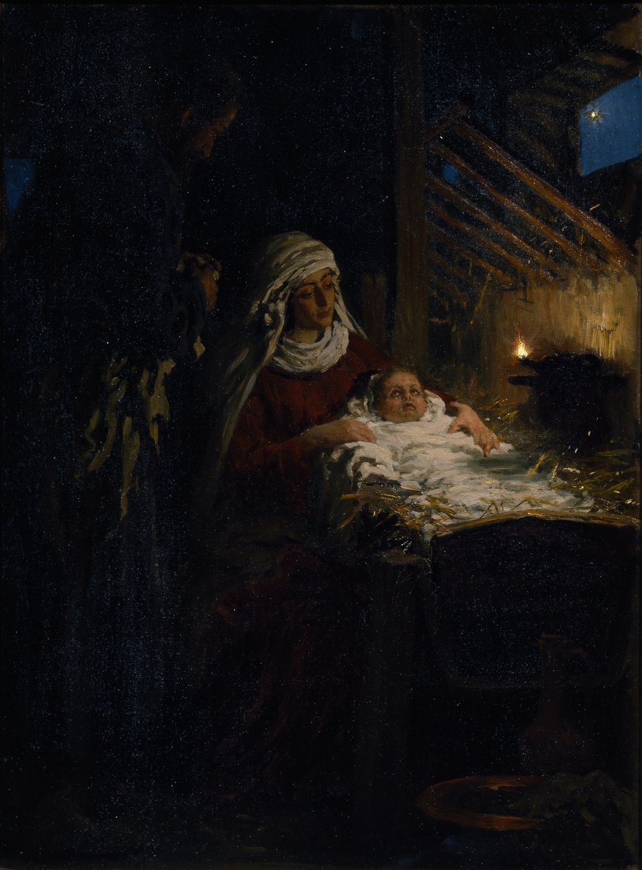 Narodzenia, 1890 autorstwa Ilya Efimovich Repin