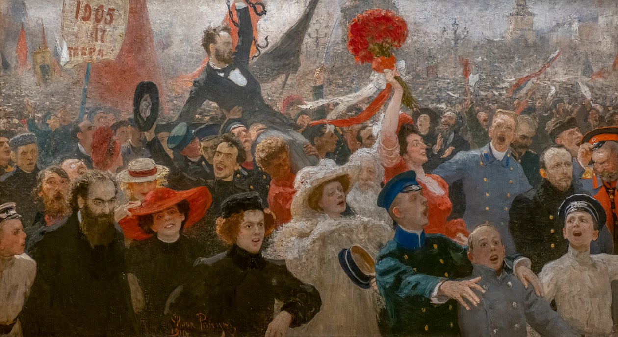 17 PAŹDZIERNIKA 1905 autorstwa Ilya Efimovich Repin