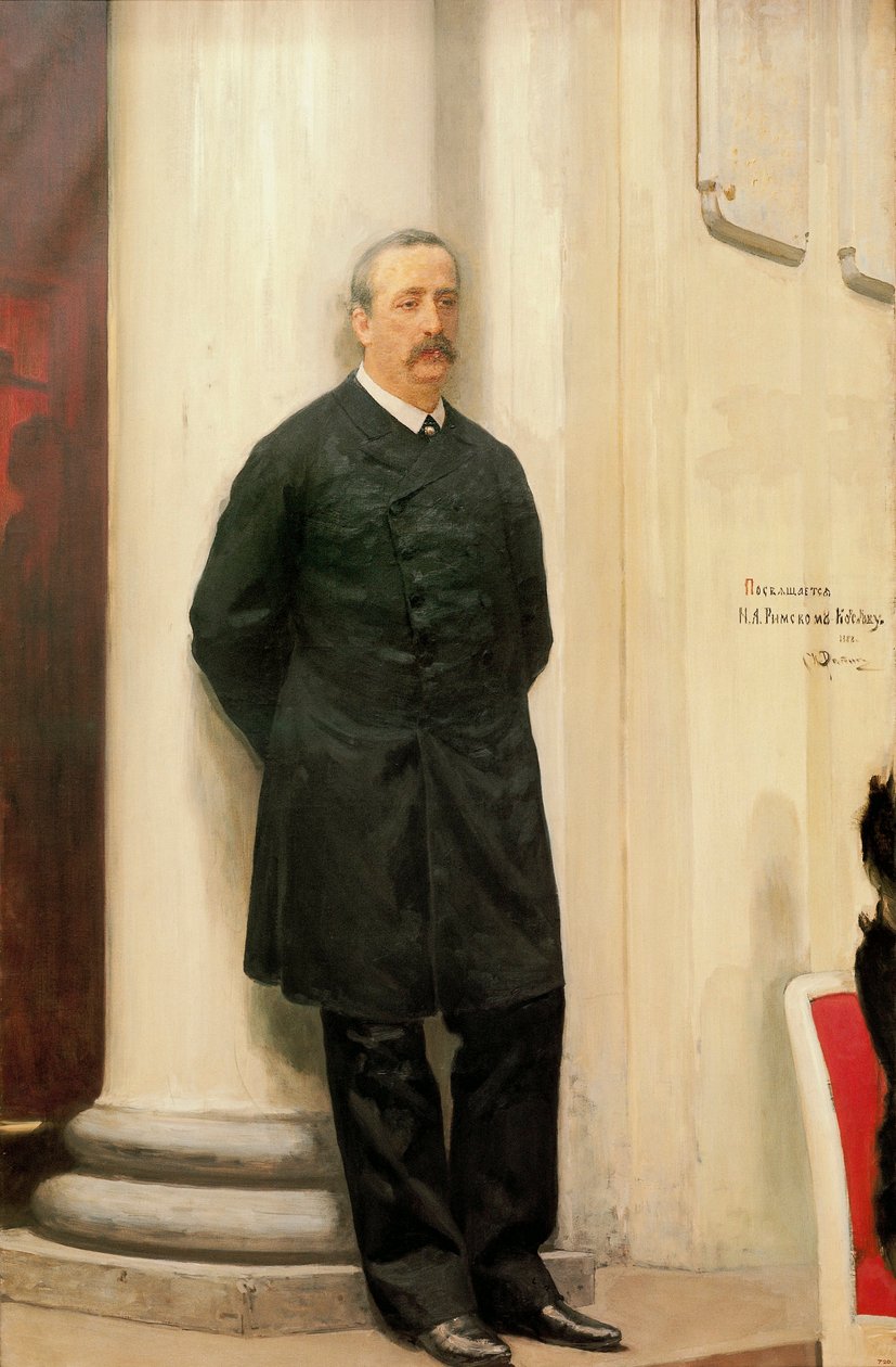 Portret Aleksandra Borodina autorstwa Ilya Efimovich Repin