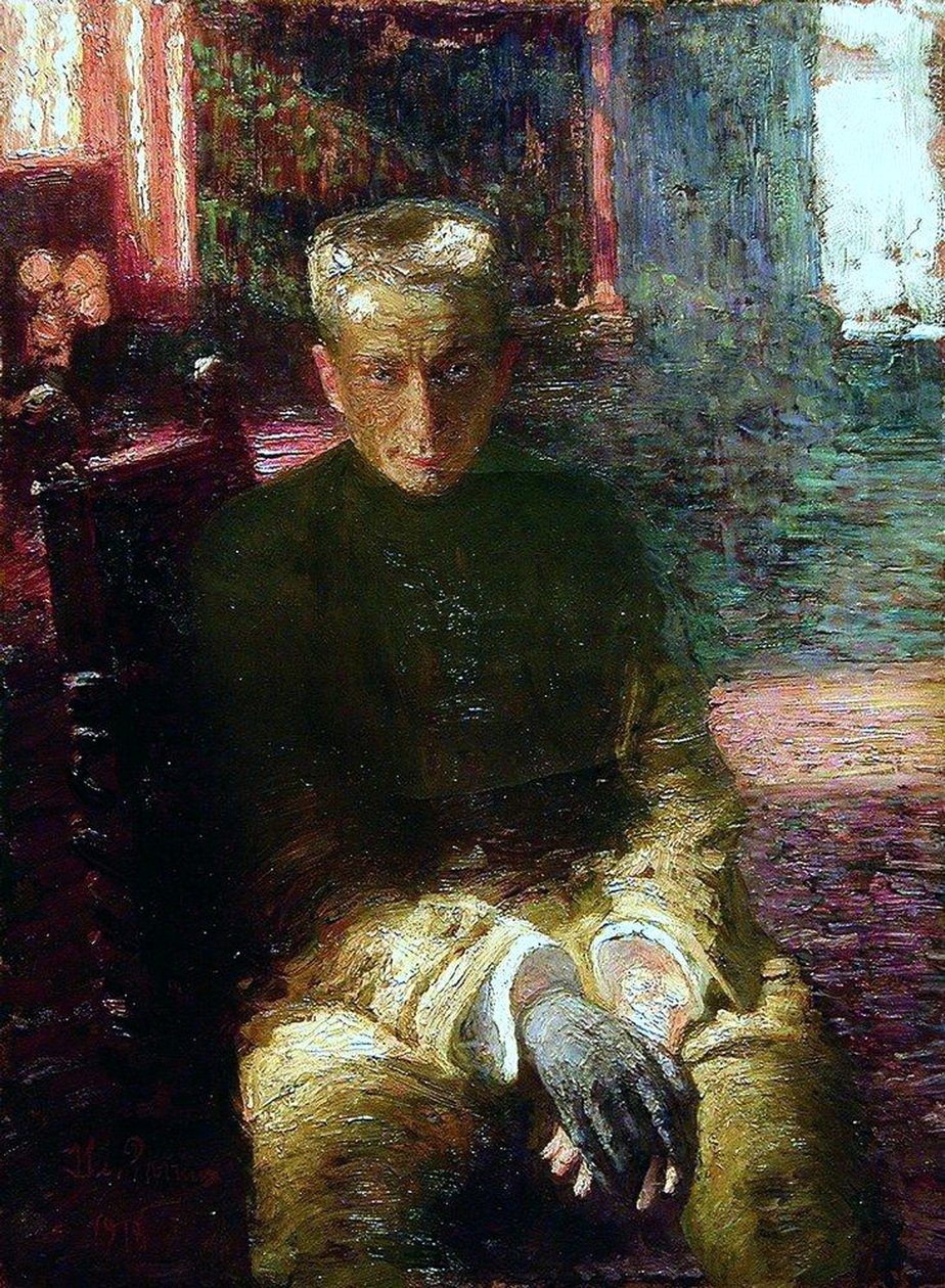 Portret Aleksandra Kiereńskiego 1881-1970, 1918 autorstwa Ilya Efimovich Repin