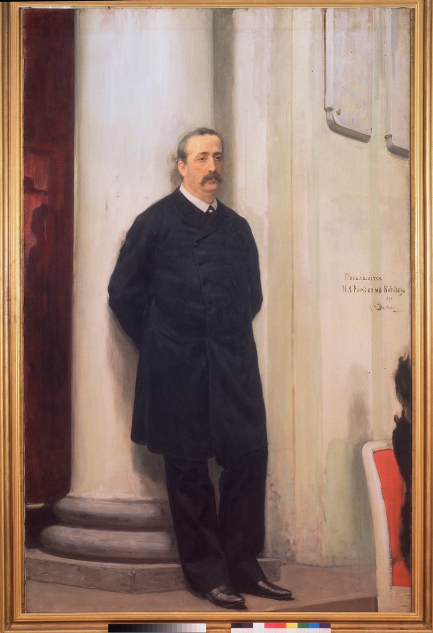 Portret kompozytora i chemika Alexandre