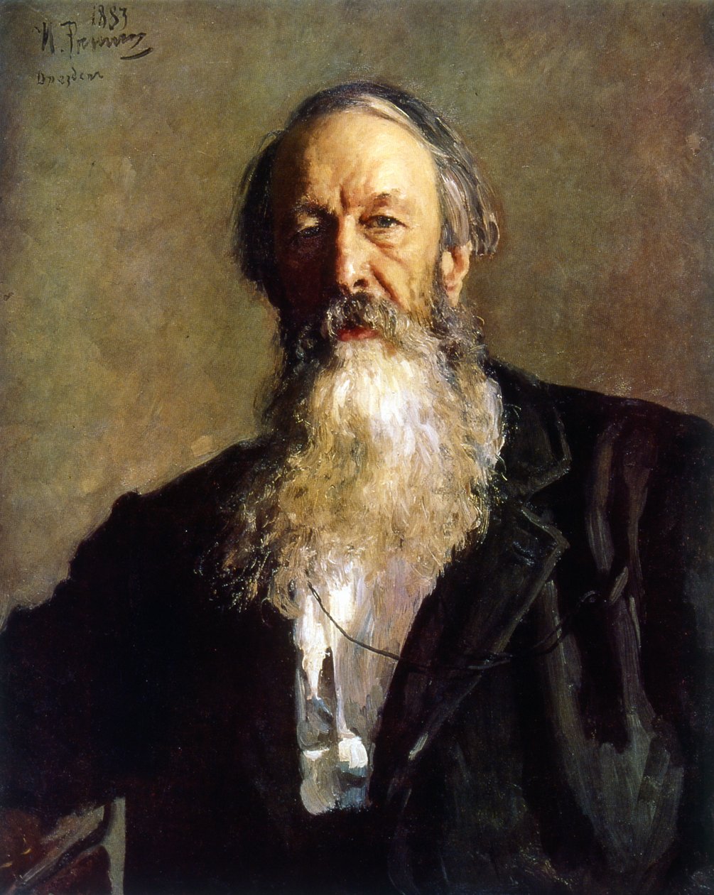 Portret BB Stasowa autorstwa Ilya Efimovich Repin
