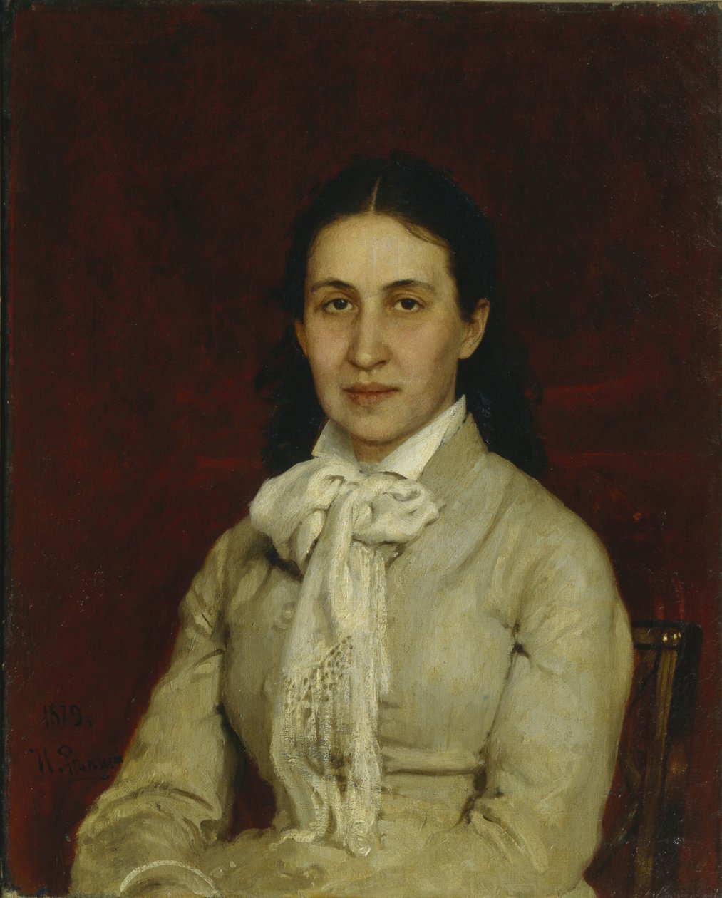 Portret Elizavety Grigoryevna Mamontova 1847-1908, 1878 autorstwa Ilya Efimovich Repin