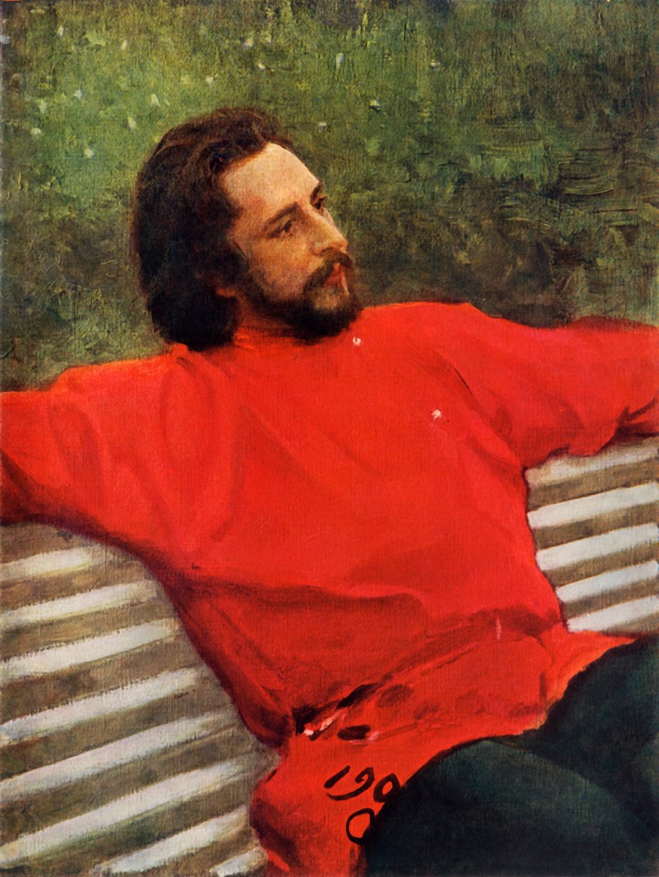 Portret poety Leonida Nikołajewicza Andrejewa, 1905, 1965. autorstwa Ilya Efimovich Repin