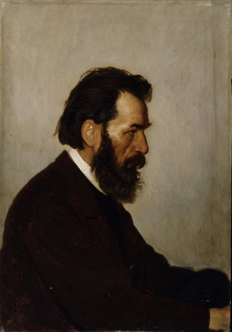 Portret architekta Aleksieja Iwanowicza Szewcowa, 1869 autorstwa Ilya Efimovich Repin